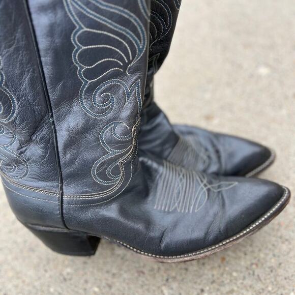 Dan Post cowboy boots, ranch work rodeo, men's size 10D - Picture 1 of 10